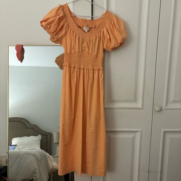 A.L.C. Adena Off-The-Shoulder Midi Dress - Picture 4 of 8